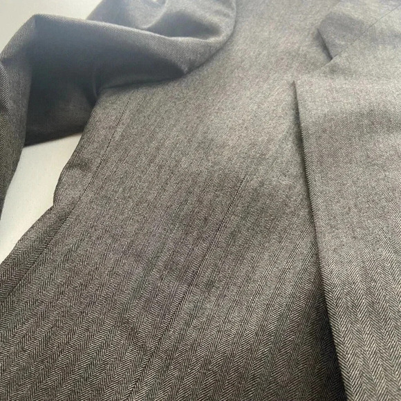 Vintage Pierre Cardin Mens Jacket Blazer Size XL Brown 100% Wool Union Made USA - Picture 11 of 11